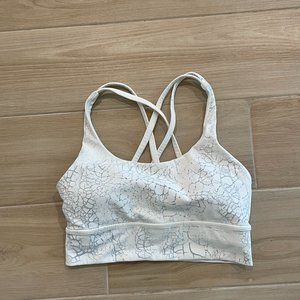 Lululemon Energy Longline Sports Bra, Medium Support, Size 2
